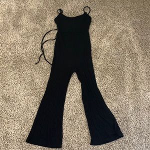Black Knit Romper